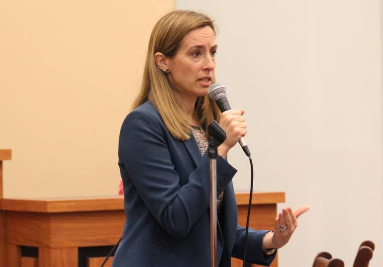 Congresswoman Sherrill Visits Sparta for Town Hall Discussion