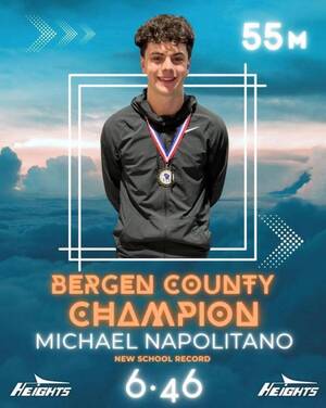 Carousel image 1b9783f767862710de5b 2026 hasbrouck heights michael napolitano 50m champion bergen county meet per hhhs athletic department
