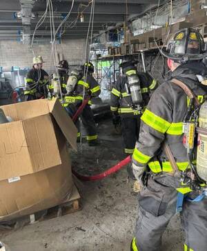Carousel image e0b9180e8c1280233745 2025 small fire at doyle school construction in wood ridge from hasbrouck heights fd