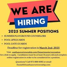 Carousel image f328917359552633ecef 2025 summer positions