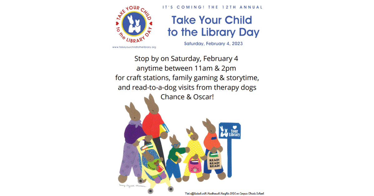 Visit the Hasbrouck Heights Library During "Take Your Child to the
