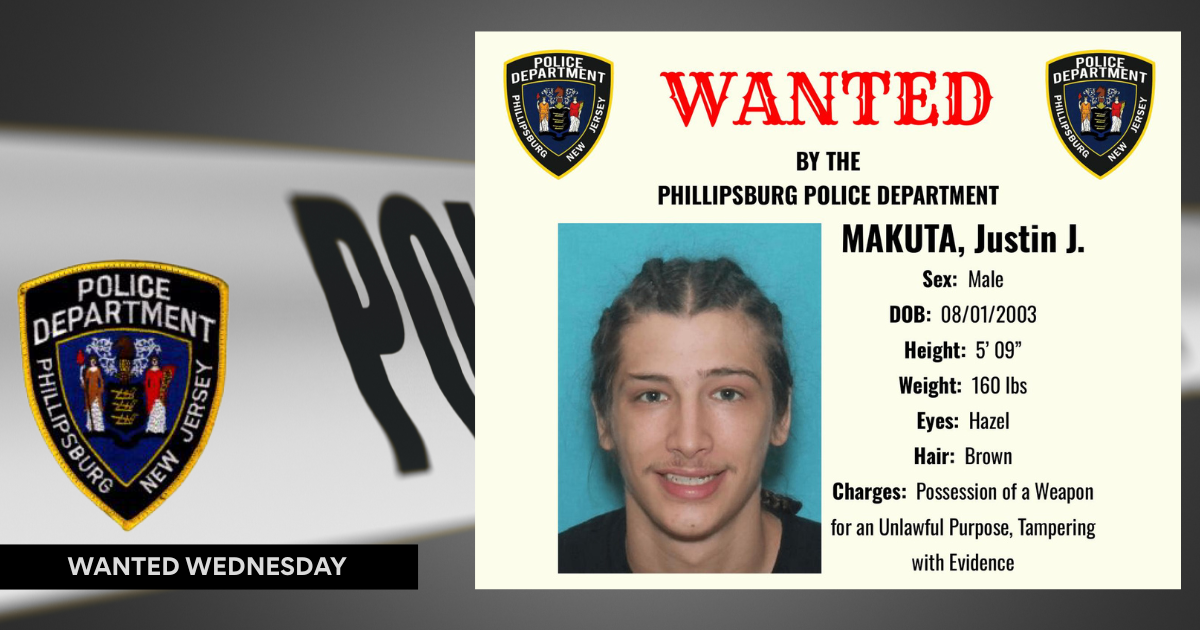 WANTED Wednesday: Phillipsburg Police Search for "Armed and Dangerous ...