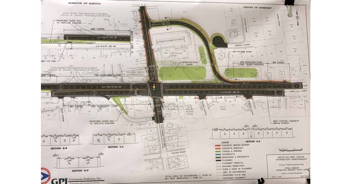 NJDOT Outlines Plans for Improvements to First Avenue/Route 202 ...