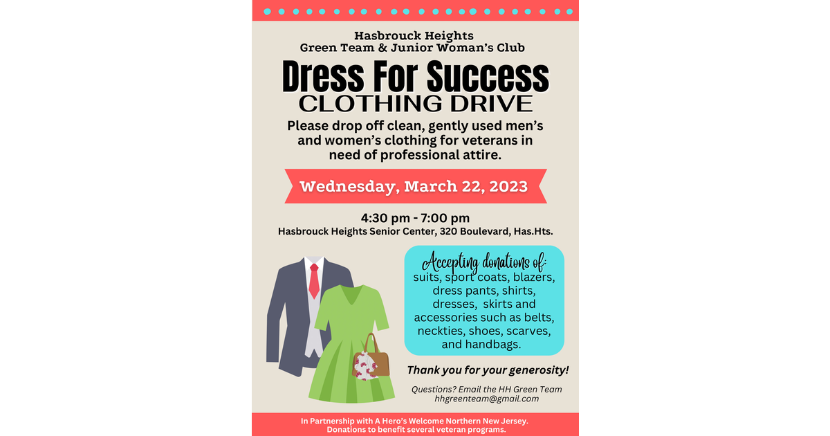 Hasbrouck Heights Green Team and Junior Woman's Club to Host 2nd Annual