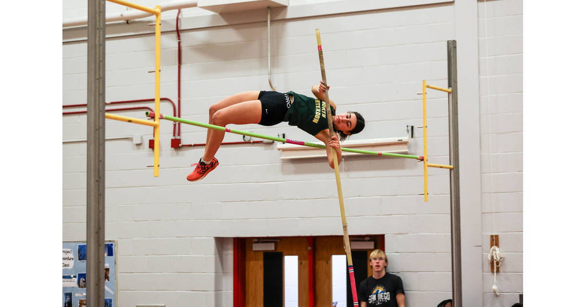 Hunterdon Central Winter Track Competes in Pole Vaulting and Shot Put (Photo Gallery