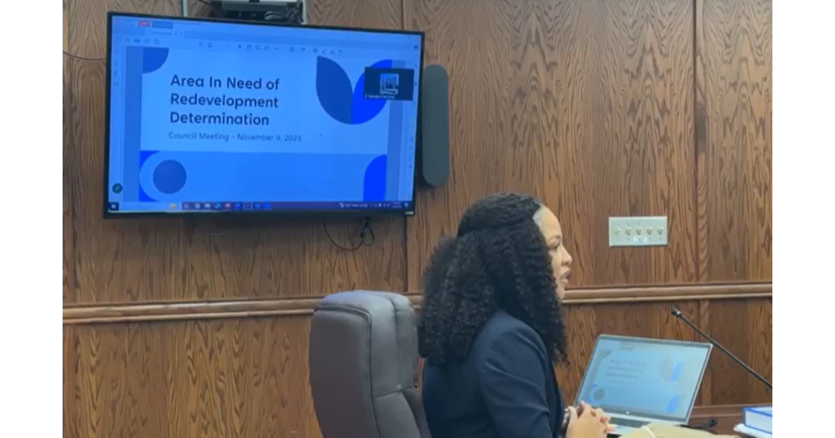 Red Bank Community Development Director Provides Overview of Area in