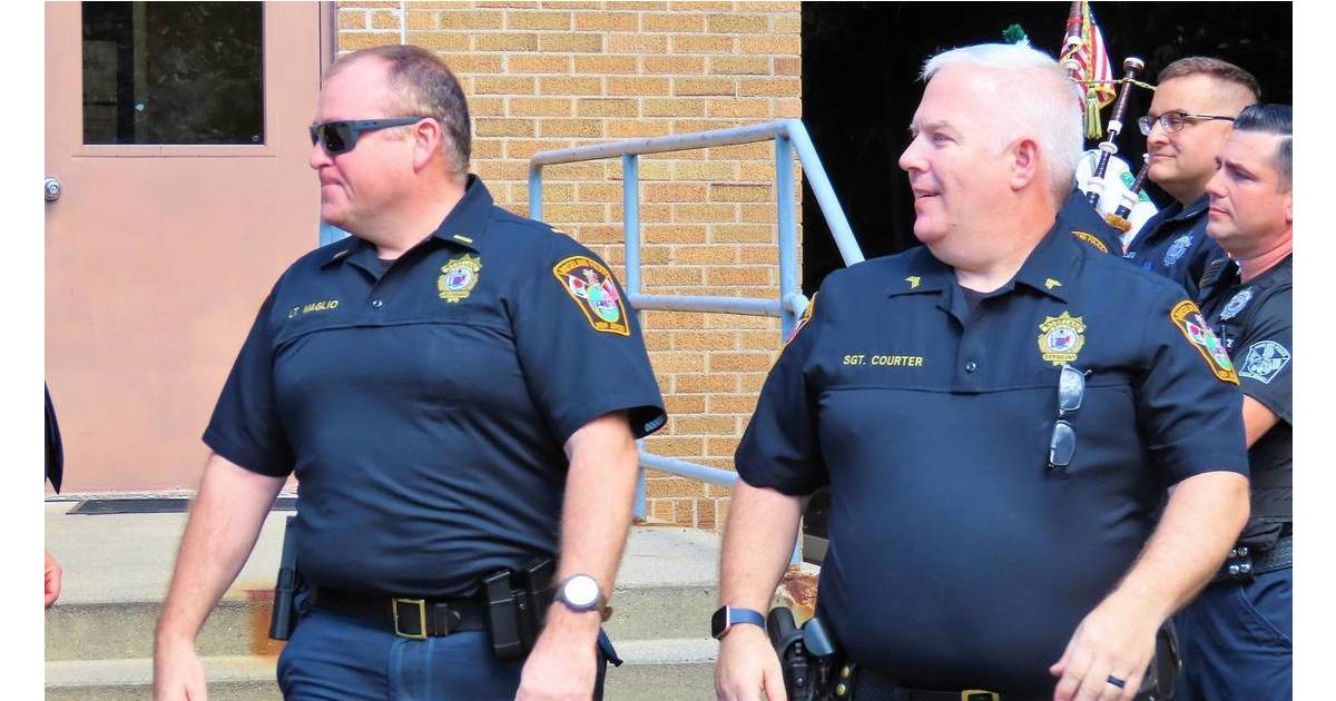 Roseland Police Honor Two Retirees With A ClapOut West Essex, NJ News TAPinto