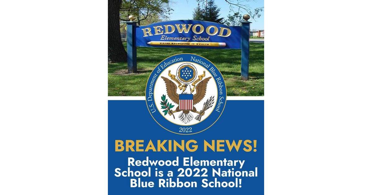 Redwood Elementary School is One of Nine NJ Blue Ribbon Award