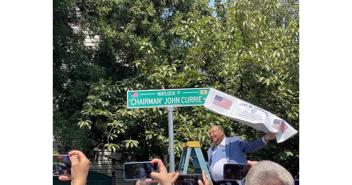 Matlock Street Renamed 'Chairman John Currie Way' in Honor of