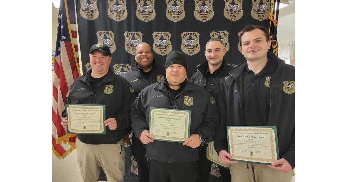 Bordentown Township Police Department Honors Officers During Awards