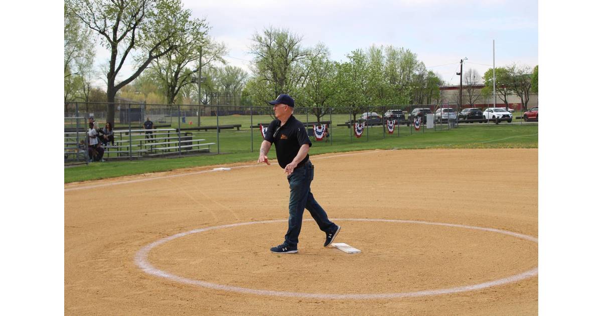 Mayor Labrosse Throws Opening Pitch to Start the Baseball Season Hackensack, NJ News TAPinto