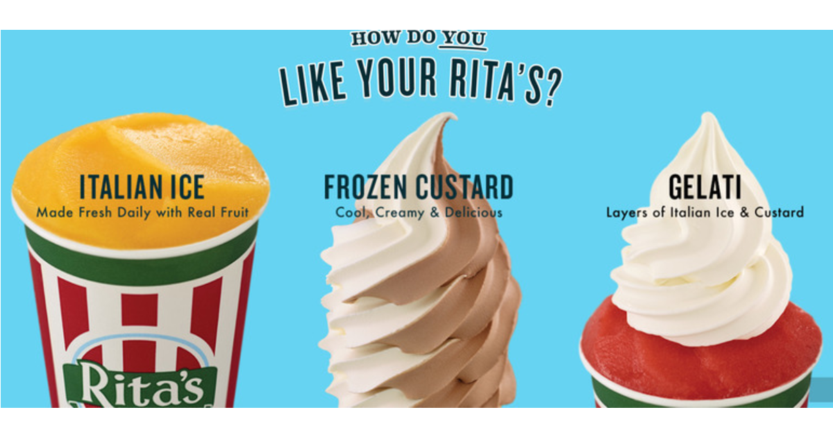 Cool Off Before the Symphony Visit Rita’s of Red Bank! Red Bank, NJ