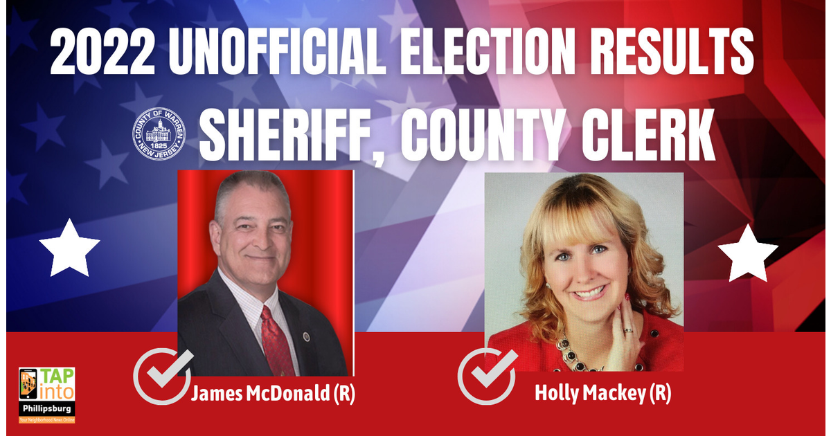 2022 Election for Warren County NJ Unofficial Results Phillipsburg
