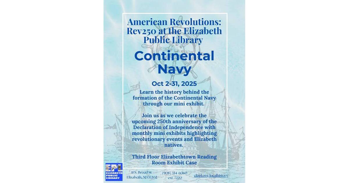 Elizabeth Public Library Announces Revolutionary War Exhibit ...