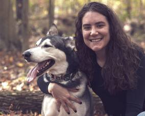 Carousel image f6380cd2b26784f91460 5 6 26 taylor gribbin and woodrow wolf malamute mix