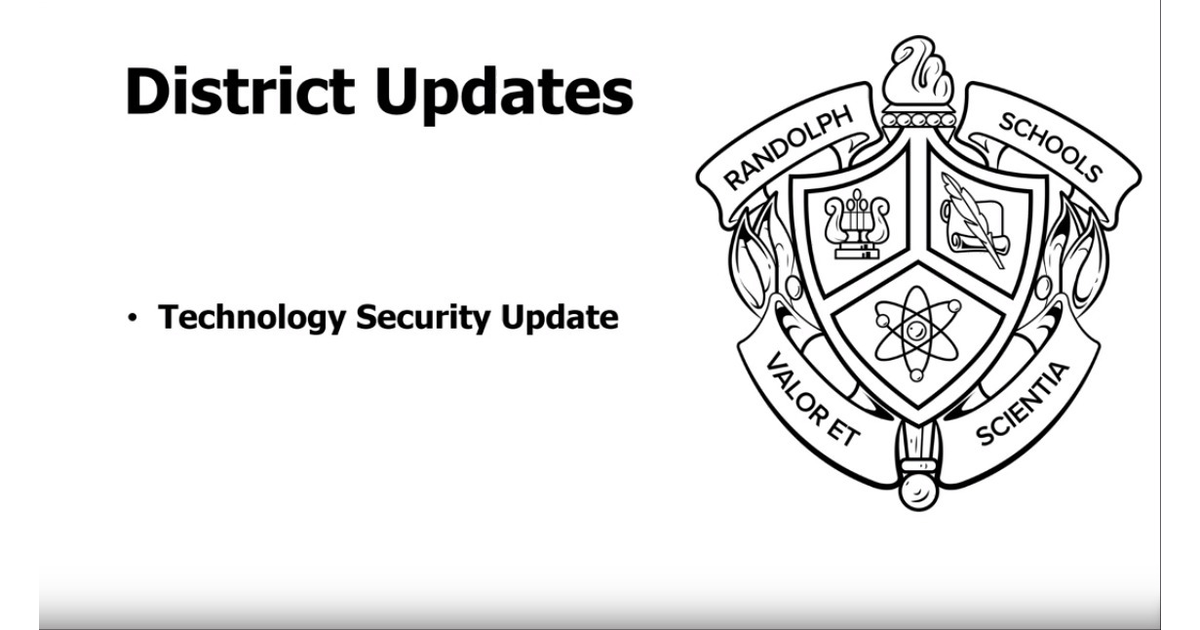 Randolph Board of Education Weighs Stricter Online Security Measures
