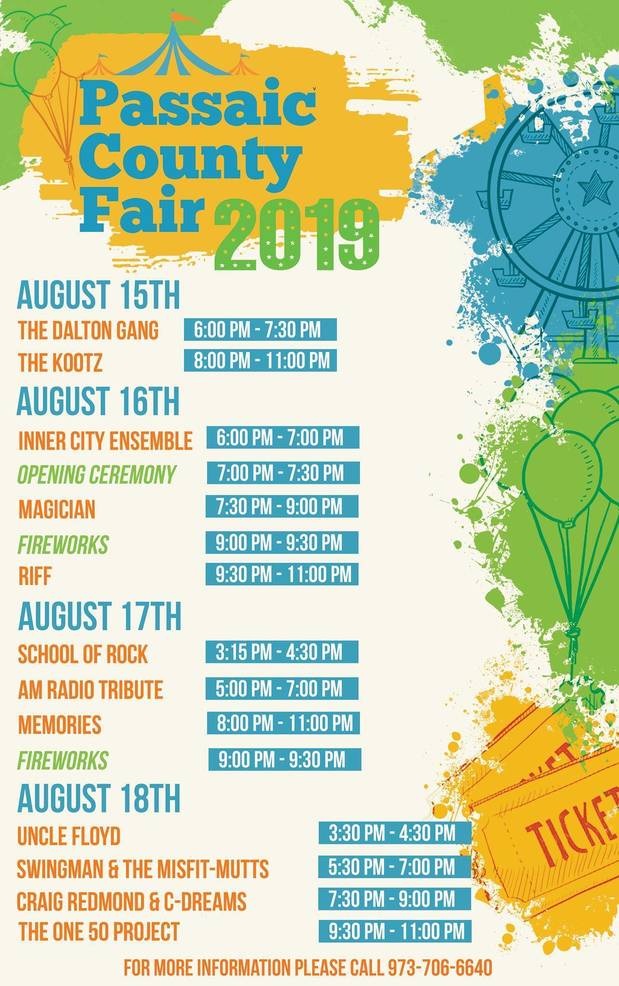 Passaic County Plans Four Fun Filled Days at Annual Fair TAPinto