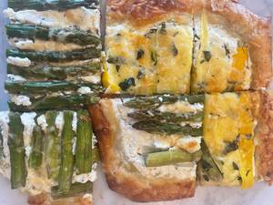 Carousel image 52432db36b1029174235 7 16 24 asparagus and courgette tart