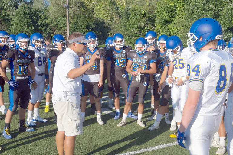 Mahopac Football Inexperienced Indians Ready for OntheJob Training TAPinto