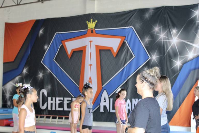 Middletown Leonardo cheerleading gym provides supportive athletic