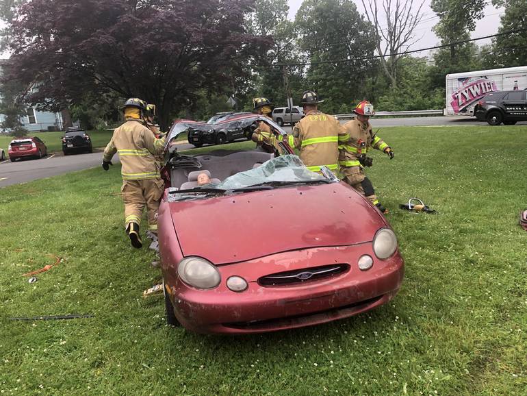 'Accident' Scene at Elmwood Park High School Delivers Sobering Message