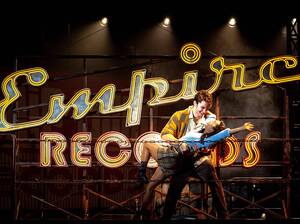 Carousel image b3ed7bbf600cdc70daa6 9 13 24 liam pearce and lorna courtney in empire records the musical at mccarter photo by daniel rader