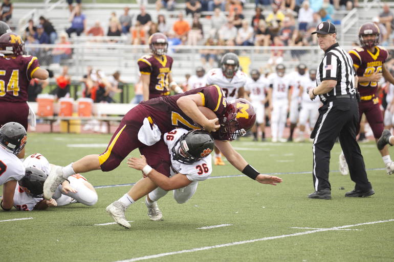 Madison Varsity Football Earns First Season Win Against Hackettstown
