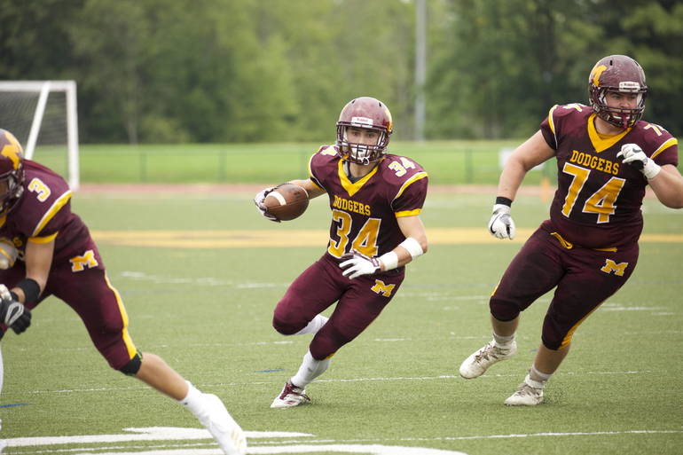 Madison Varsity Football Earns First Season Win Against Hackettstown