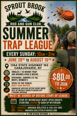Carousel image e1b61ce48951a3fa0d58 also on target sprout brook rod and gun club summer league looking for shooters graphic