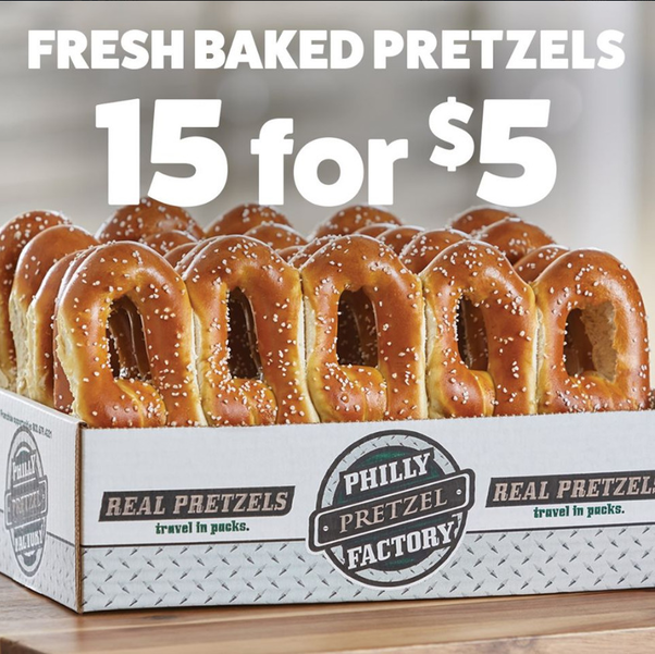 Philly Pretzel Factory Celebrates TasteOfNutley with 5 Thursday Boxes
