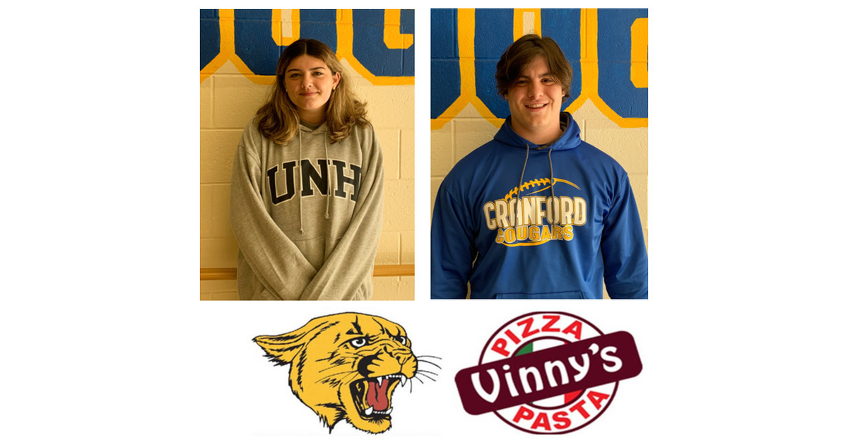 Vinny's Pizza & Pasta Cranford Athletes of the Week Molly Walsh