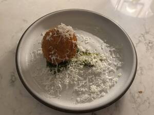Carousel image 891061185cd46f92d488 arancini with wild onion compote by victoria lynne dammer  2 