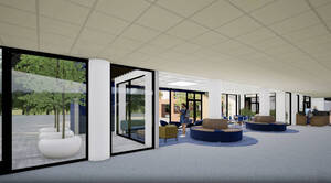 Carousel image 94724a82e1ef58e6094e a rendering of the new ms hs lobby. 