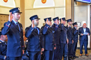 Bloomfield Fire Department Promotes Five, Swears in Seven