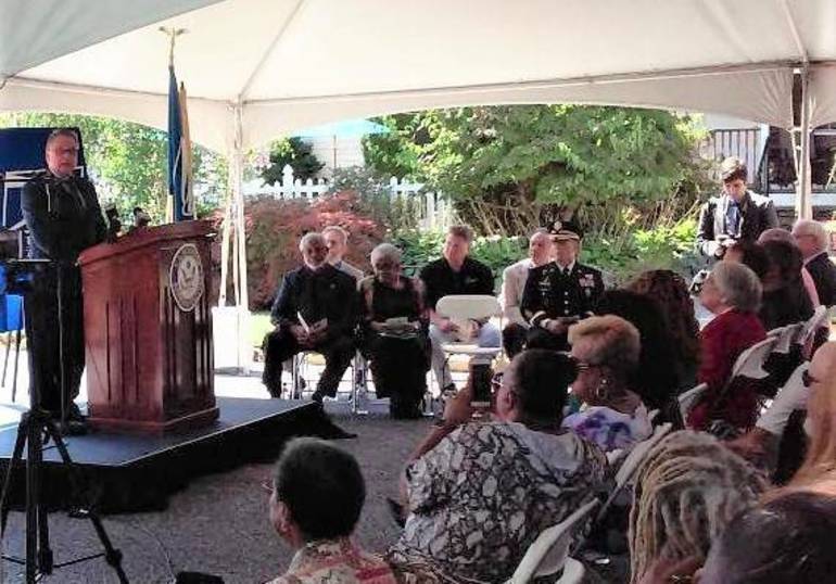 Belmar Post Office Dedication Walter S. McAfee Honored for Blazing a