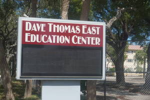 Carousel image 5e8b08 ave homas ast ducation enter sign