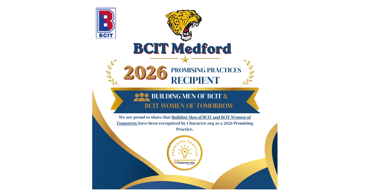BCIT Medford Programs Recognized as a 2026 “Promising Practices