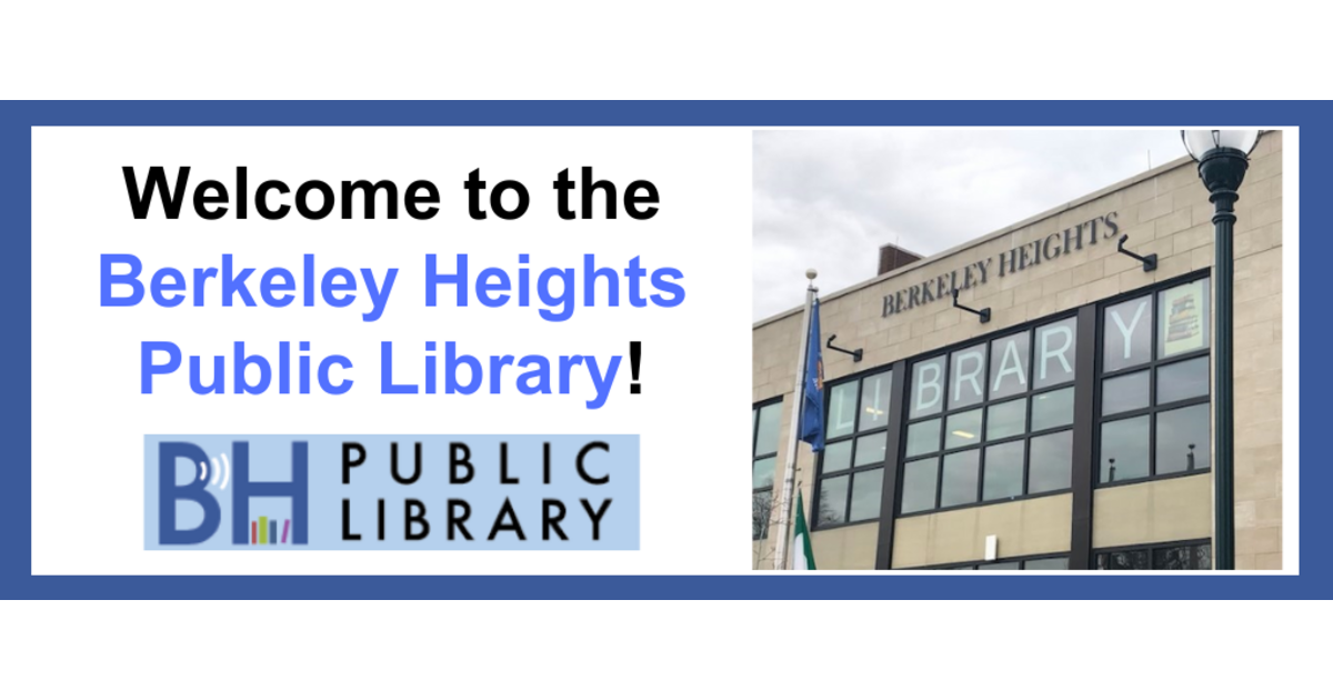 Celebrate the Berkeley Heights Public Library’s Birthday Berkeley