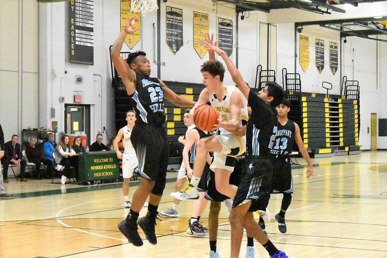 Boys Basketball Morris Knolls Defeats Parsippany Hills 62 58 TAPinto