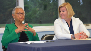 Carousel image 30931d4012cbf2e79d58 bonnie watson coleman and fanwood mayor colleen mahr in may 2019