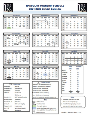 Randolph Nj Education Tapinto Randolph High School Calendar