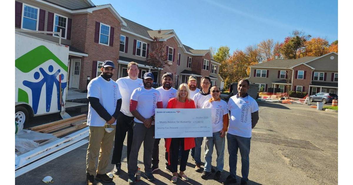 Morris Habitat for Humanity Receives Grant from Bank of America to