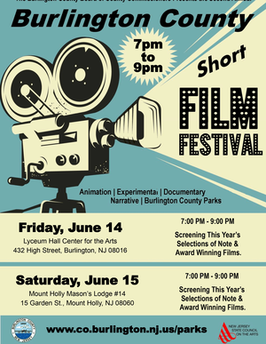 Carousel image 2ddd2481dc397a5fc6ee burlington county juried short film festival 2024 flyer