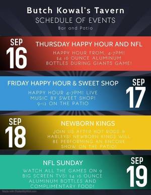 Butch Kowal's Tavern This Weekend!