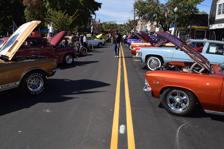 Scenes from the Scotch Plains Cruising on Park Ave. Classic Car Show
