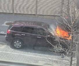 Carousel image 308a7a8f810545d9ab78 car on fire on witherspoon by chris mcgowan