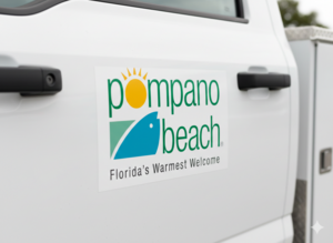 Carousel image 64a7f31d07c40f9052e4 city of pompano logo on truck google gemini