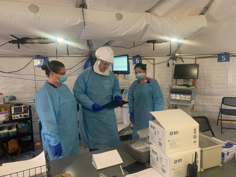 Chilton Medical Center Builds Triage Tent As Part Of Preparedness Planning With Morris County Oem Tapinto