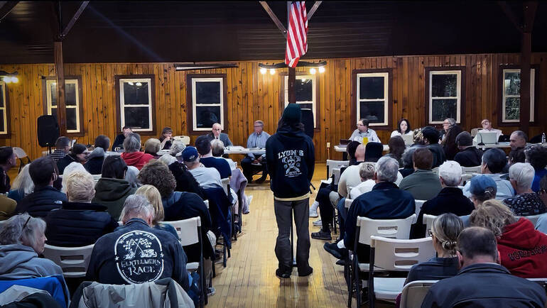 Andover Residents Protest Data Center Proposed for Stickles Pond Road ...