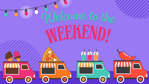 Carousel image 0220e349f1a24a673005 colorful food truck welcome to the weekend
